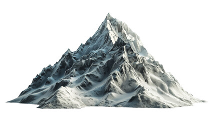 Fantasy snowy mountain