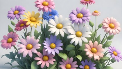 3d floral wallpaper pattern