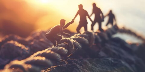 Team leader inspiring collaboration and achievement