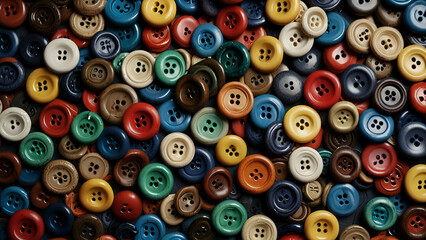 A background adorned with colorful buttons, offering a playful and vibrant touch to any design or project.