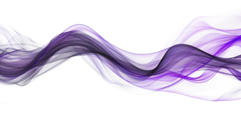 purple black smoke wave isolated
