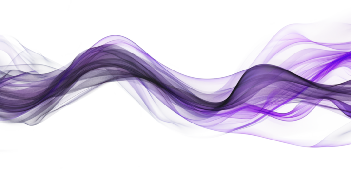 purple black smoke wave isolated
