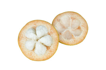 Santol isolated on transparent.