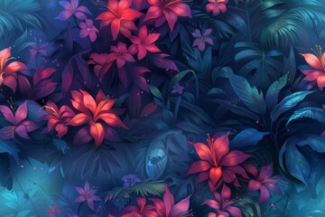 A stunning seamless botanical centric pattern for versatile usage