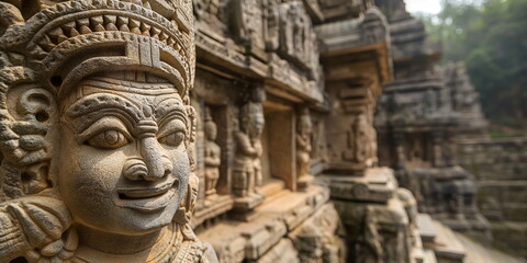 Fototapeta premium In the mystical atmosphere of the Sun Temple at Ko_008