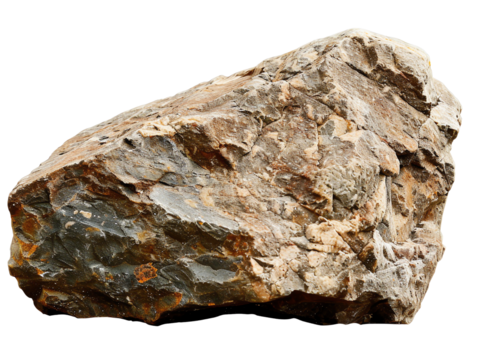 mineral stone isolated on white background