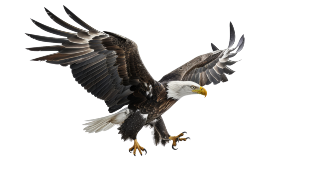 Eagle taking off
