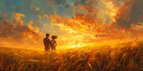 Whispering Love in the Wheat, generative ai