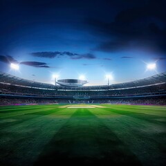 Sport cricket stadium. Cricket stadium background