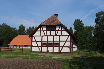 Sweden. Houses on the island of Visingsö on Lake Vättern. Gränna in Jönköping County.