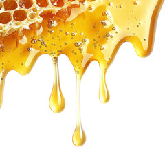 Honey isolated on  transparent background.(PNG)