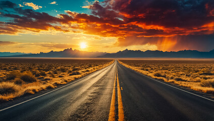 Fototapeta premium Stunning road in Bolivia