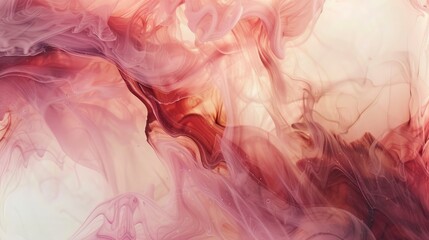 Obraz premium Cinnamon and blush paint colliding, Ink Aura, mild brilliance flows through liquid veins, family photo