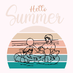 Summer day new and modern design