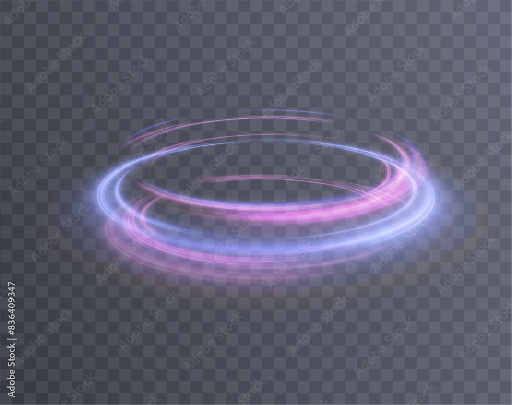 Aufkleber light-bright vortex. png effect on a transparent background. bright light round teleport podium. mag
