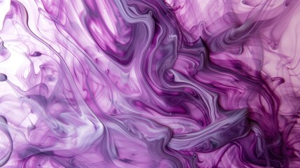 Obraz premium Hazel and mauve paint swirling, Ink Mystique, peaceful shimmer emanates from fluid currents, family album