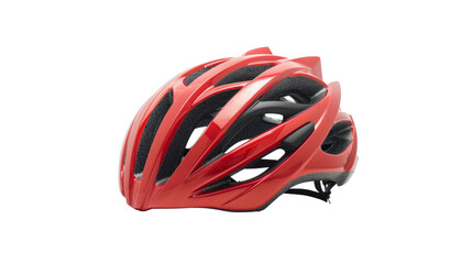 Bike helmet, red