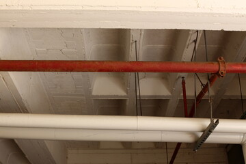 Metal water pipes and taps