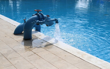 Metal water pipes and taps