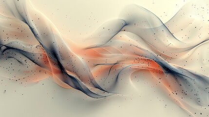 AI Technology consists of particles, geometric art, lines, and dots.