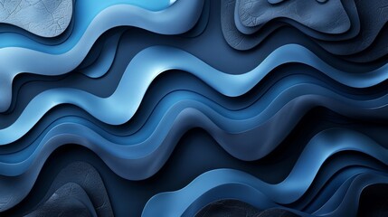 A modern black and blue abstract background. Color gradient. Dark. Web banner. Geometric shapes.