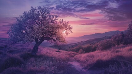 pastel serene landscapes, friendly colors, 16:9