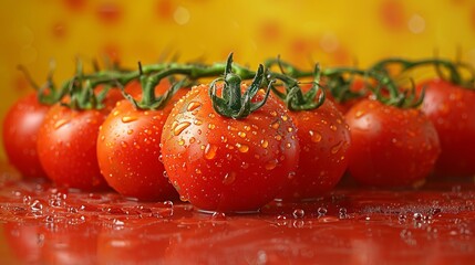 Free photo New front view of a delicious tomato surrounded by tomatoes © Maxim Borbut