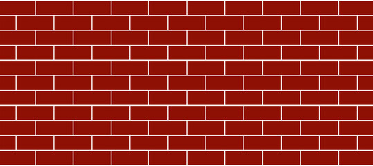 Red and white brick wall background