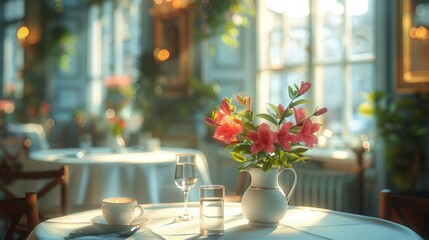 A restaurant that combines a classy lifestyle with reserved dining