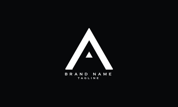 Abstract initial monogram letter alphabet logo design
