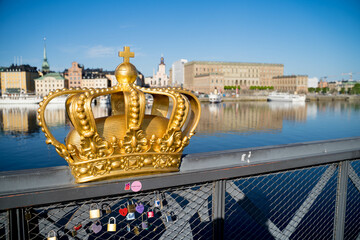 View of Stockholm with the royal palace