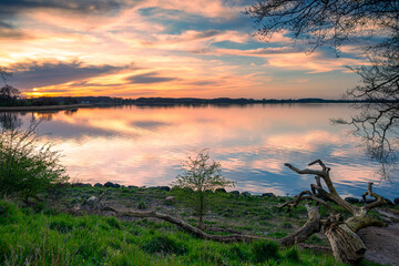 Sonnenuntergang an der Schlei