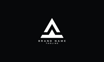 Abstract initial monogram letter alphabet logo design

