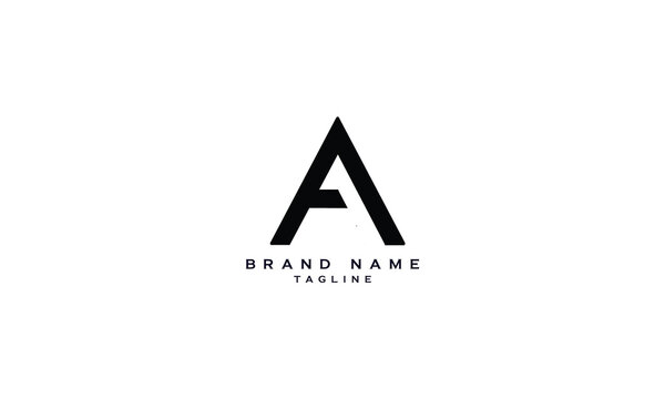 Abstract initial monogram letter alphabet logo design

