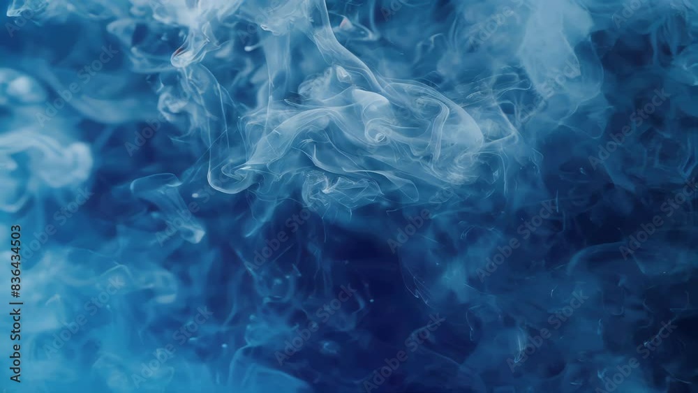 Poster a close-up shot of smoke in the air, often used as a background element or atmospheric effect.