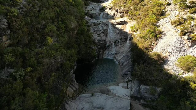 Aerial video of the Panda-Grace National Park, Portugal