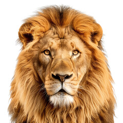 lion white background and transparent background