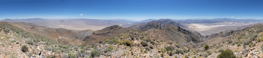 Panorama Looking Over Eureka And Death Valley From Sandy Point