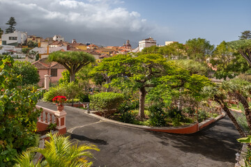 Jardines del Marquesado de la Quinta Roja garden in La Orotava, Tenerife, Spain