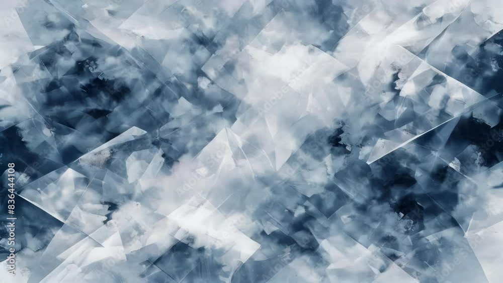 Aufkleber Abstract cloud pattern on a blue and white background, suitable for use in graphic design or digital art projects.
