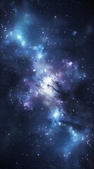 Clearly milky way galaxy. Long exposure photograph. A Breathtaking View of the Milky Way Galaxy.