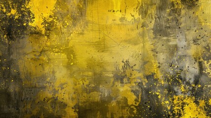 Abstract grunge wallpaper background with a lovely yellow hue