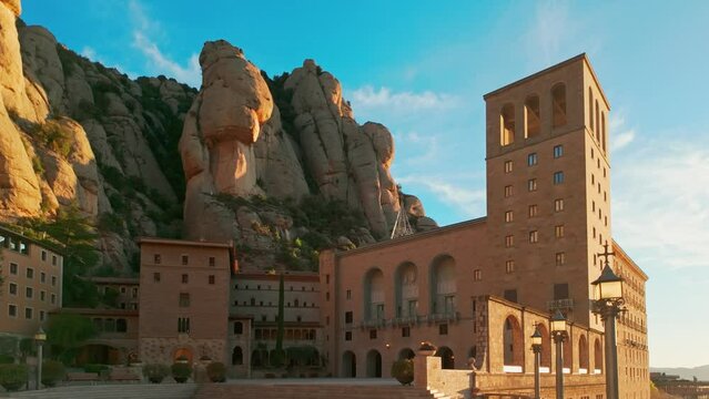 Montserrat monastery in Catalonia, Spain