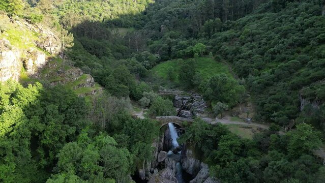 Ponte Mizarela, or Devils Bridge in Portugal