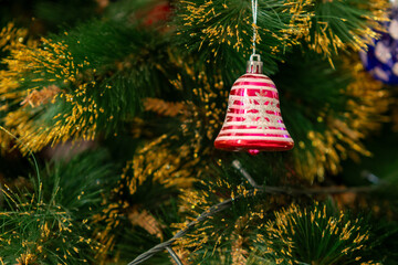 Christmas tree decoration background