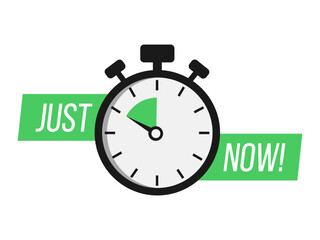 Limited offer. Sale countdown badge. Limited time only discount promotion. Vector illustration