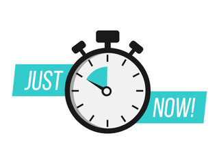 Limited offer. Sale countdown badge. Limited time only discount promotion. Vector illustration