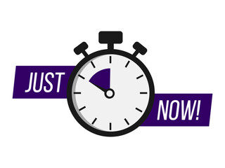 Limited offer. Sale countdown badge. Limited time only discount promotion. Vector illustration