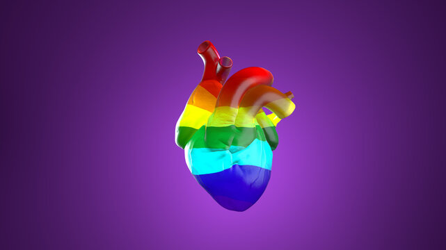 heart rainbow diversity lgtbq