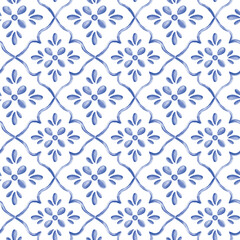 watercolor medallion watercolor damask repeat pattern vector file boho design